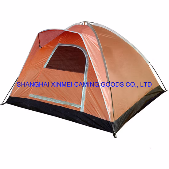 Hot Sale American Style Single Layer Family Picnic 4persons Mosquito-Proof Waterproof Tents Camping Outdoor