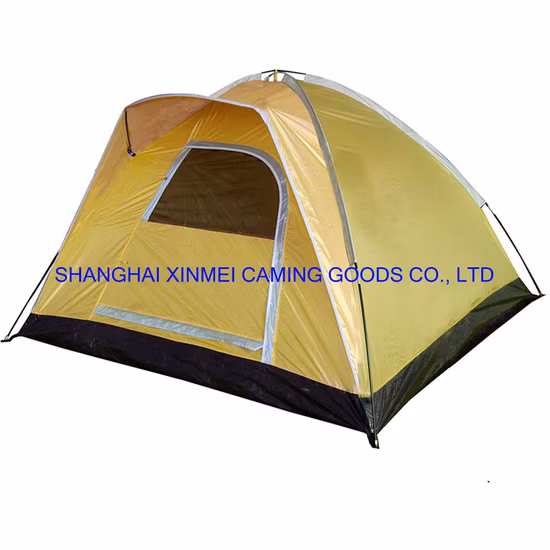 Hot Sale American Style Single Layer Family Picnic 4persons Mosquito-Proof Waterproof Tents Camping Outdoor