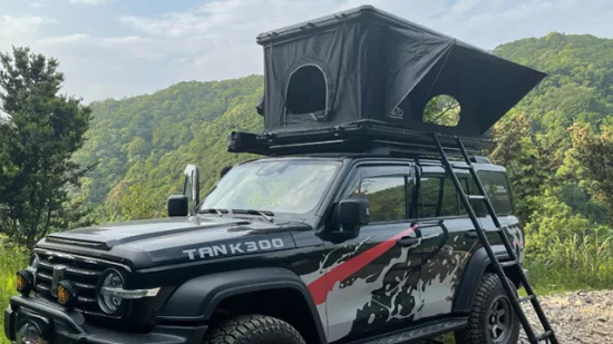 210*130*110cm Camping Automatisches Pop-up-SUV Leichtes Hartschalen-Alu-Cab-Dachzelt