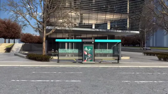 Straßenbushaltestelle Stadtmöbel Meistverkaufte Produkte Werbung Bushaltestelle